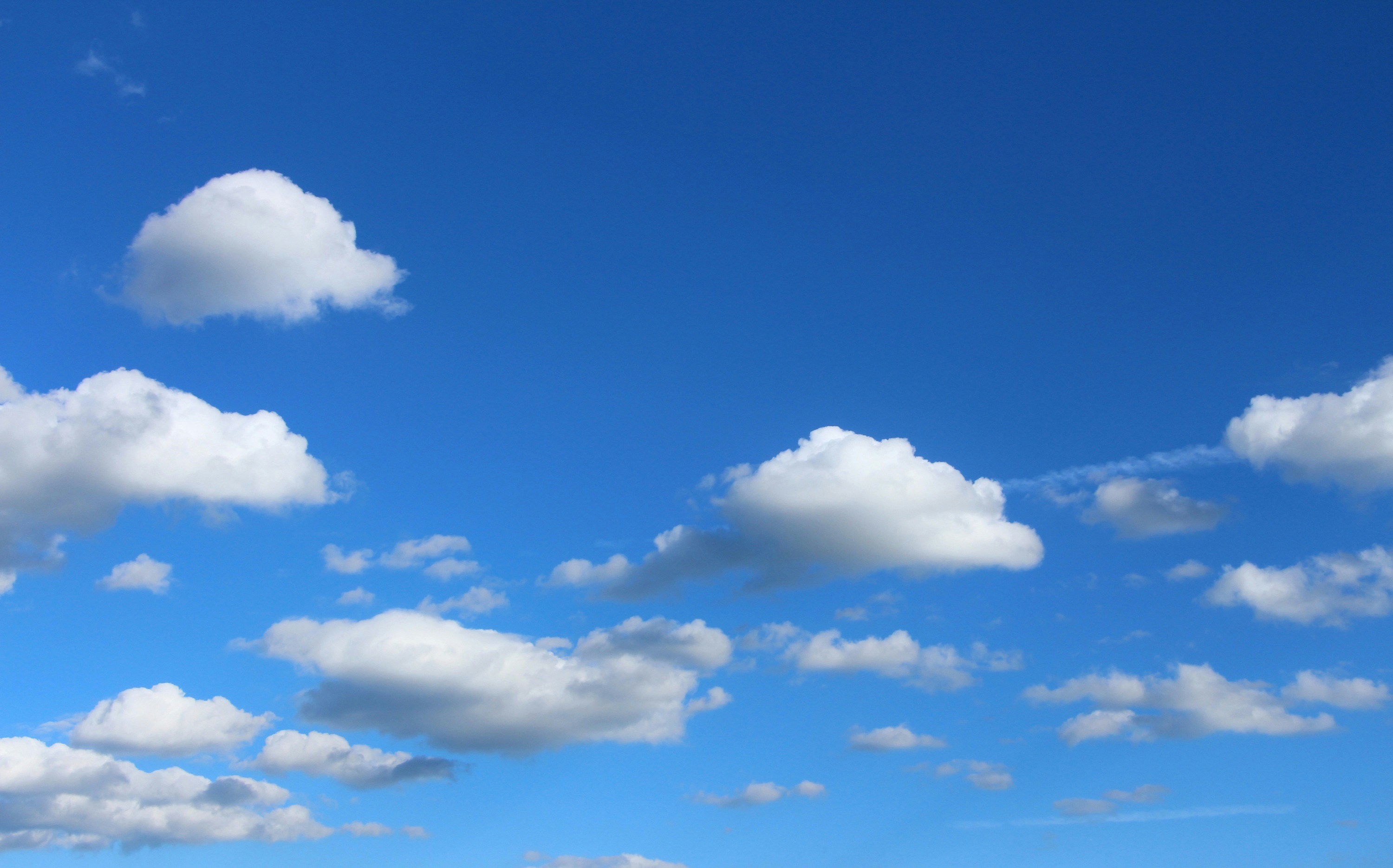 An image of a few clouds