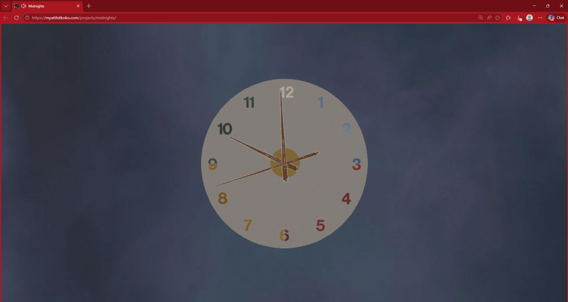 A clock